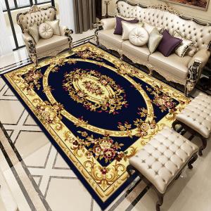 Saipos Ковер 180х280 см для гостиной/конференц-зала в винтажном европейском стиле, классический принт