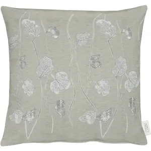 Декоративная подушка 1113 с чехлом и наполнителем, 1 штука Apelt, Leinen + geblümt