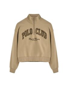Толстовка Polo Club, коричневый/капучино