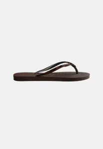 Блестящие пляжные тапочки Havaianas, Brown