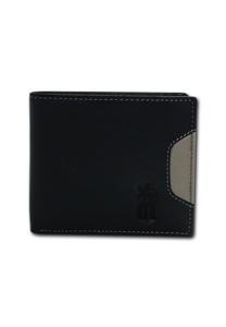 Кошелек DrachenLeder Wallet, Schwarz Grau/Black