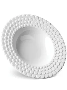 Глубокая тарелка Aegean (22 см) L'Objet, белый