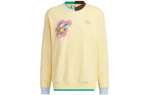 Свитшот Melting Sadness X Melting Sadness унисекс бледно-желтый Adidas Originals, светло-желтый