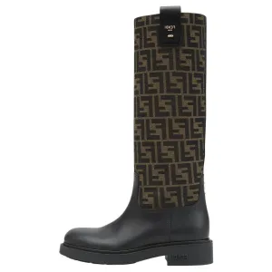 Футболка с панелями Filo Женская FENDI, Черный