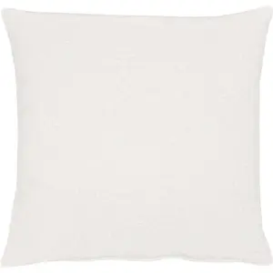 Декоративная подушка 7907 Uni Paisley с наволочкой и наполнителем, 1 штука Apelt, белый