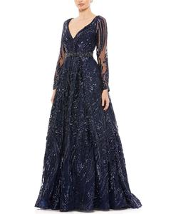 Вечернее платье Mac Duggal с отделкой