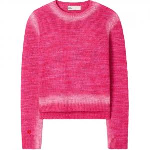 Tory Burch Трикотажное изделие женское, ярко-розовое, с круглым вырезом, средней плотности, другие цвета