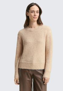 Джемпер TOM TAILOR Jumper, Sand Stone Beige Melange/Sand