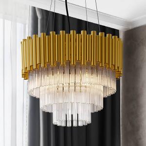 Подвесной светильник Nova Luce Magnolia Typ A, алюминий - диаметр: 39 см - количество языков пламени: 5