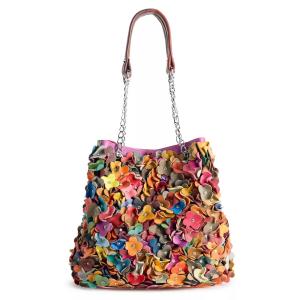 Кожаная сумка через плечо Willet из кожи AmeriLeather AmeriLeather, черный/белый