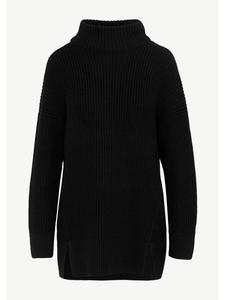 Вязаный свитер в цвете 9999_черный comma