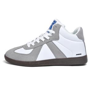 Нескользящие высокие кроссовки для скейтбординга унисекс King Jinmai, White Gray