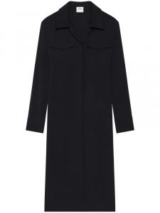 Платье миди Courrèges с двумя карманами, черный