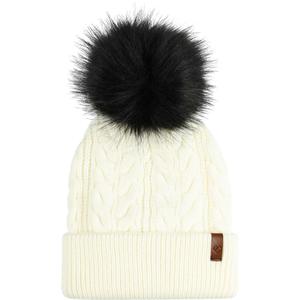 Женская шапка-бини Fir FF Obermeyer, White