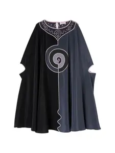 Мини-платье с накидкой и астро-принтом Pucci, черный