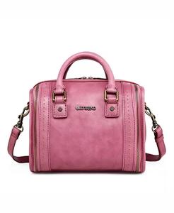 Женская сумка через плечо Mini Trunk из натуральной кожи OLD TREND, фиолетовый