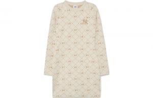 MLB Женское платье с длинными рукавами Ecru