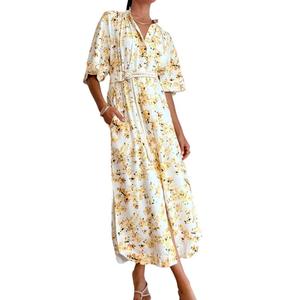 Платье миди Maia с золотистым цветком Significant Other