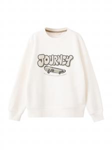 MANGO KIDS Толстовка 'JOURNEY' в цвете Off White