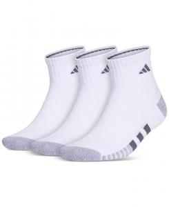 Мужские 3-к. Мягкие носки с логотипом в четыре четверти adidas, белый