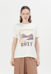 Футболка Roxy OCEAN REGULAR POSTER, Egret/Off-White