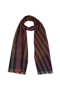 Шарф 'Ratio' из кашемира и шерсти мериноса Pure Luxuries London, синий