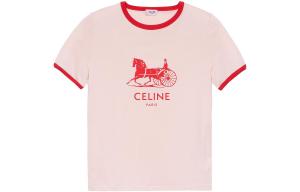 Футболка женская Celine, слоновая кость