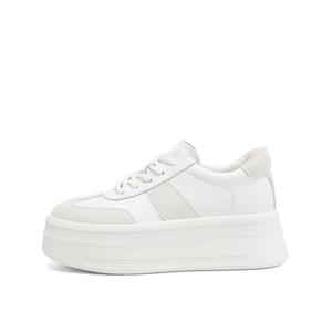 Rosa Bianca Легкие низкие кроссовки для скейтбординга, увеличивающие рост, женские, белые