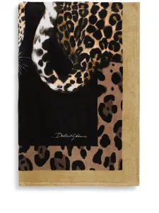 Пляжное полотенце DOLCE & GABBANA, черный