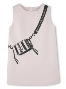 Платье Snapshot без рукавов Marc Jacobs Kids, розовый