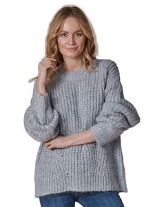 Спортивная куртка ZHRILL Damen Strickpullover ZHBARLA, серый
