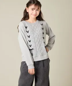 Толстовка с косами Avv, цвет Light Gray