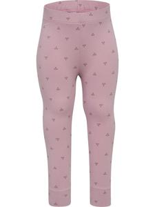 Hummel Детские леггинсы "Mini Bee Aop Tights" фиолетового цвета