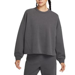 24.7 ImpossiblySoft Women's Dri FIT Oversized Crew Neck Top Nike, серый