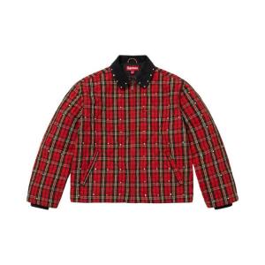 Куртка Supreme x B.B. Simon Quilted Work Jacket, Plaid
