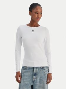 Блузка slim fit Dasiia 50545208 Hugo, белый