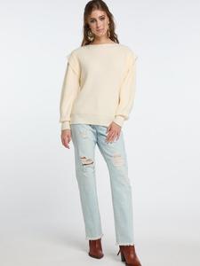 Свитер крупной вязки Izia, экрю