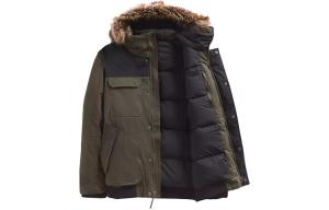 Пуховик мужской зеленый The North Face, зеленый