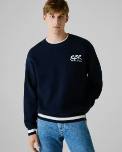 Мужской джемпер с интарсия-вышивкой на спине Pepe Jeans, синий