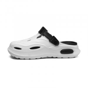 Детские сандалии с низким верхом, дышащие, быстросохнущие, с амортизацией. Подростки. Kung Fu partners, черный/белый