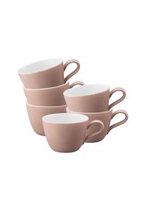 Чашки кофейные Seltmann Weiden Life, 240 мл, 6 штук, розовый