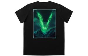 Футболка унисекс Vlone, черный/зеленый