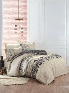 Комплект постельного белья Satin Line 200x220 см сатин cemile бежевый Morhane