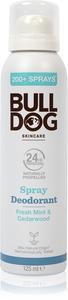 Дезодорант-Спрей «Свежая мята и кедр» без алюминия Bulldog, 125 мл