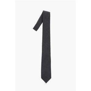 Галстук из жаккардовой шерсти Corneliani, серый