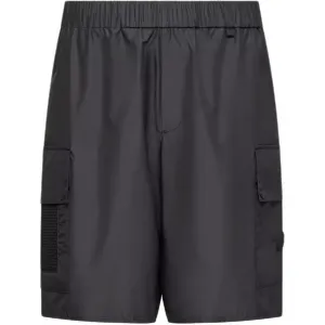 Карго-шорты с лого-патчем Moncler, черный