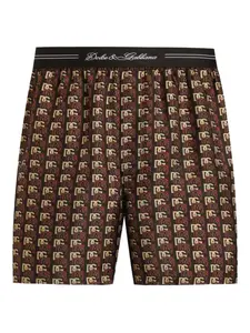 Боксеры с логотипом DOLCE & GABBANA, коричневый