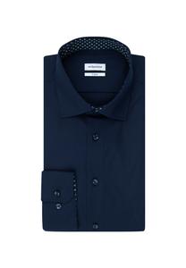 Рубашка делового кроя Slim Fit SEIDENSTICKER X-Slim, темно-синий