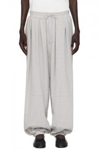 Hed Mayner Серые спортивные штаны с вышивкой