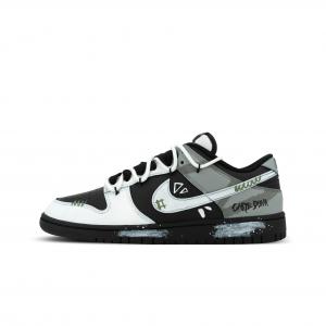 Nike Кроссовки для скейтбординга Dunk Orangutan Mischief XJDD Dark Night Light Low top, унисекс, черный с белым